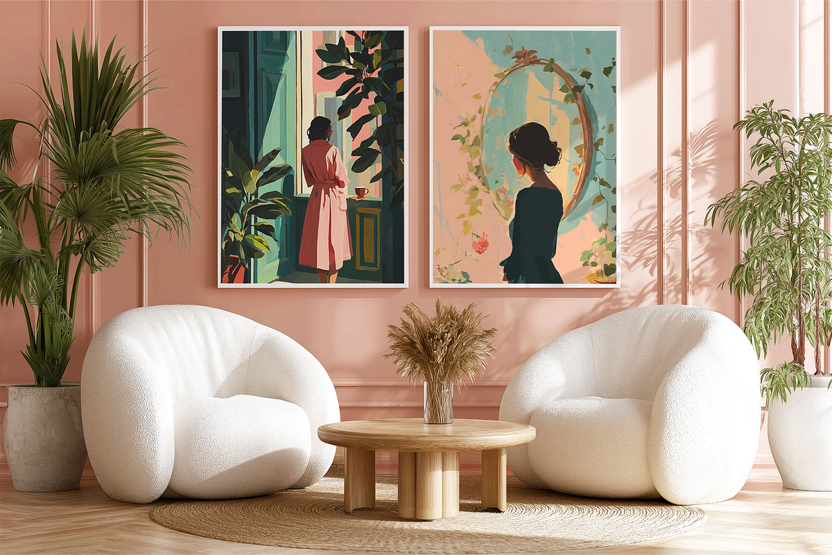 Modern Eclectic Prints Posters, a Background Graphic by JulsIst (Photo 4 of 12)