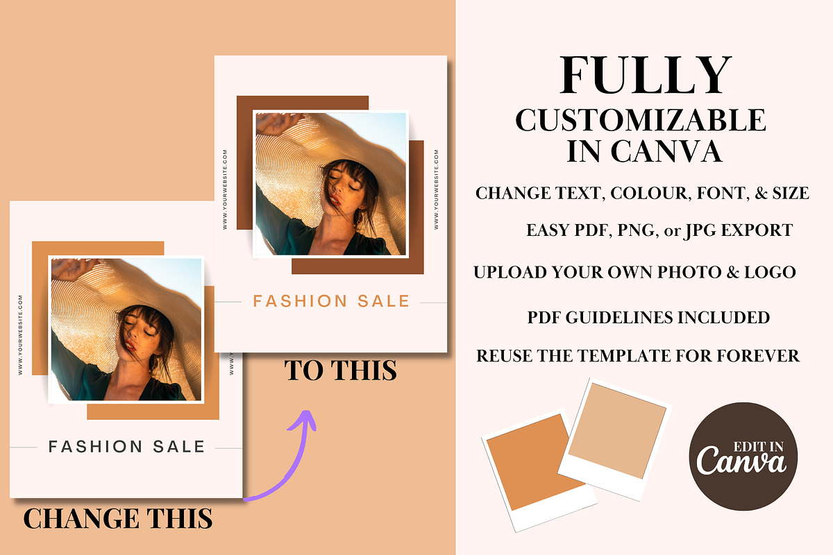 50 Boho Instagram Story Template, a Social Media Template by Daily Creative (Photo 5 of 7)