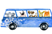 Watercolor cats dogs hand drawn set, an Object Illustration by NataLyaroArt (Thumbnail 7 of 9)