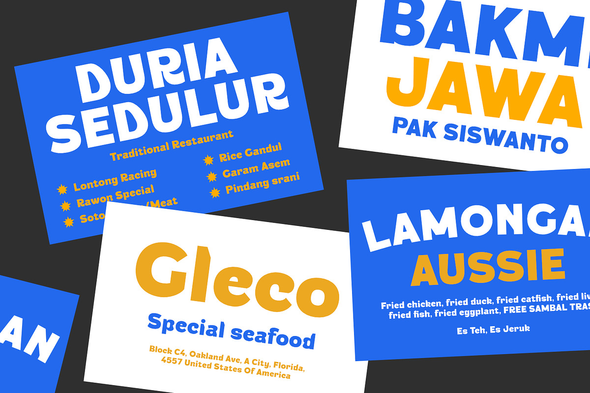 Rafigo, a Sans Serif Font by Khoir (Photo 2 of 9)