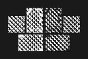 Isometric - 48 Grunge Patterns, a Pattern Graphic by Tustan (Thumbnail 5 of 10)