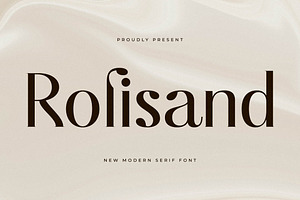 Rolisand New Modern Serif Font