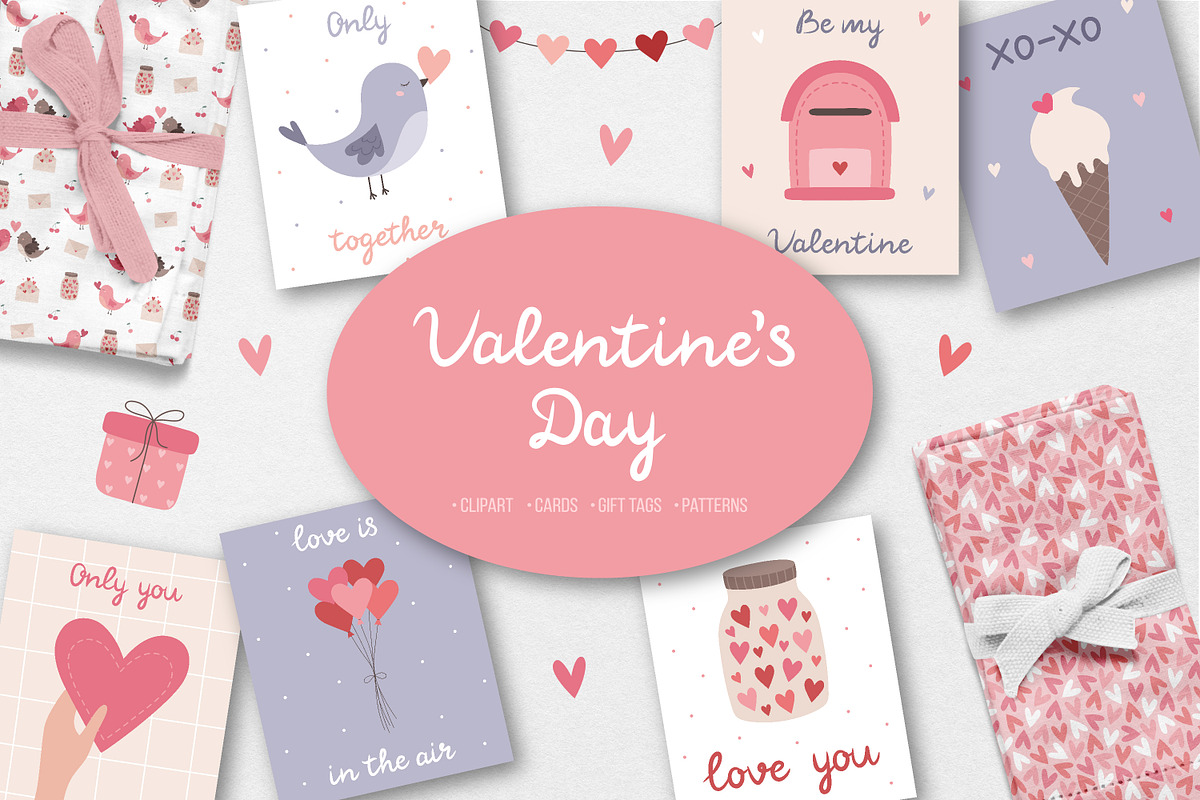 Valentine's Day. Vector collection, an Illustration by Guvi-Design (Photo 1 of 8)