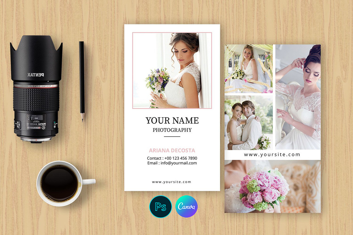 Photographer Business Card Template, a Business Card Template by Template Shop (Photo 1 of 3)