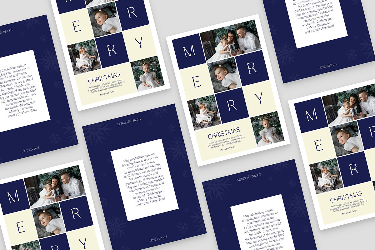 Christmas Family Greetings Card, a Card Template by BrandPacks (Photo 4 of 5)