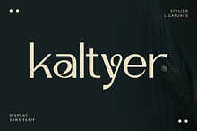 Kaltyer – Stylish Display Typeface