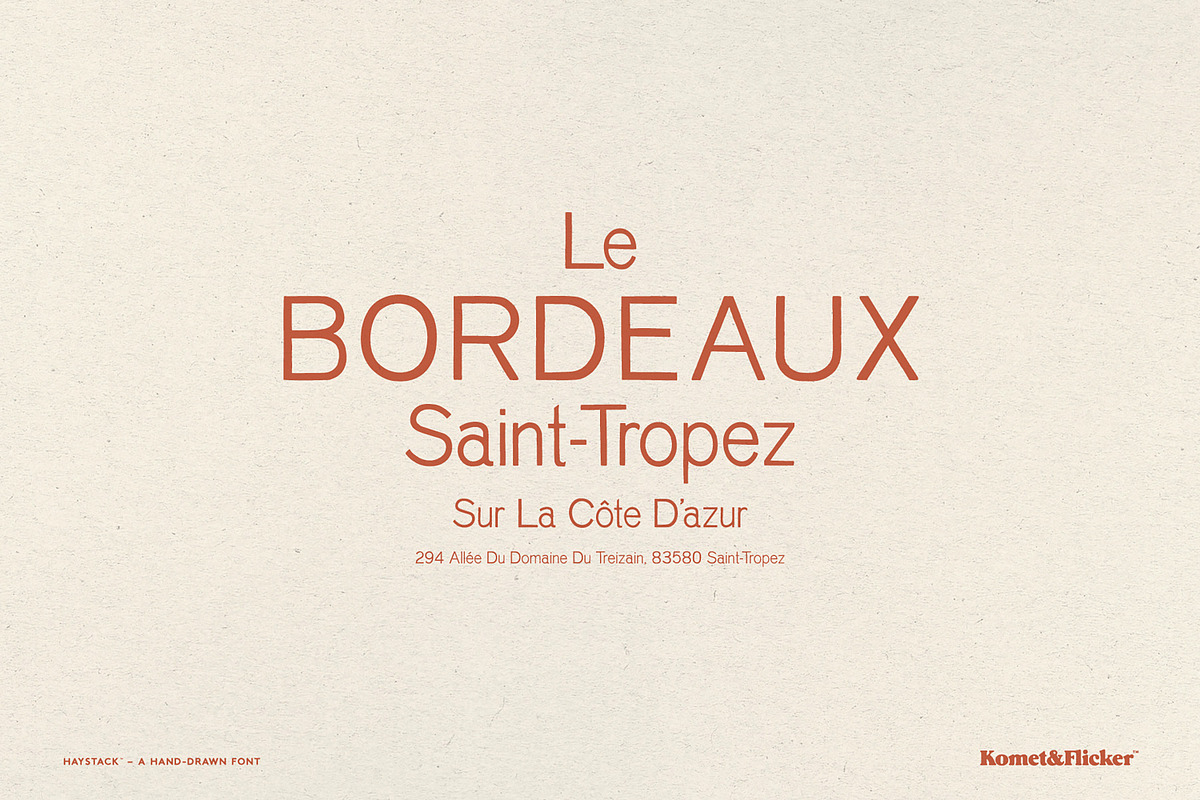 Haystack, a Sans Serif Font by Komet & Flicker (Photo 6 of 13)