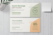 Food and Beverage Gift Voucher, a Card Template by MightyDesign (Thumbnail 1 of 6)