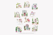 Moroccan decor watercolor clipart, a Decorative Illustration by Patishop Art (Thumbnail 10 of 12)