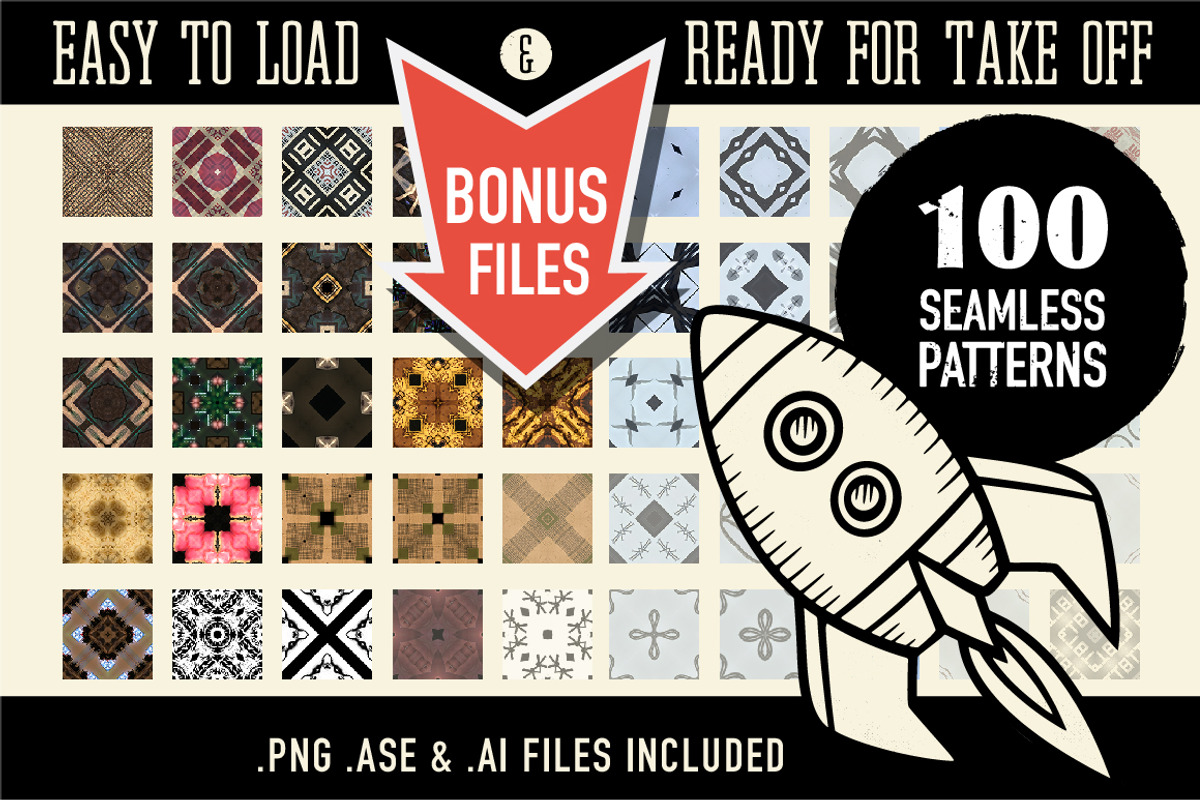 100 Interstellar Patterns and Shapes, a Pattern Graphic by BackYard ...