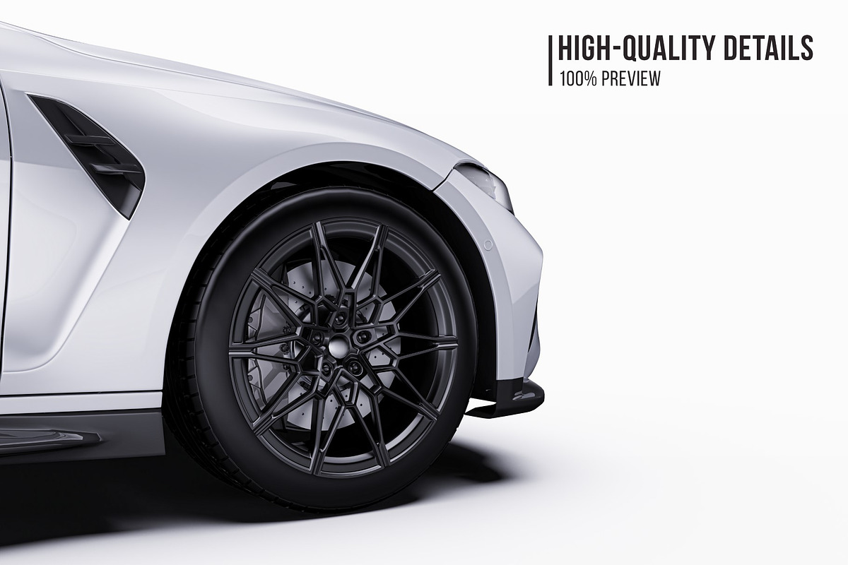 Performance Sport Coupe Mockup Set, an Advertising Mockup by Halal Graphic Studio (Photo 4 of 12)