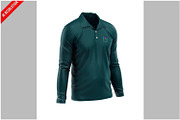 Cotton Longsleeve Mockup, an Advertising Mockup by Bruno's Shop (Thumbnail 1 of 3)