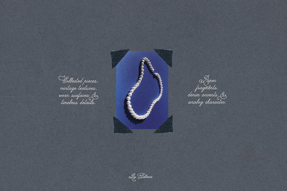 Analog Fragments: Paper & Denim, a Texture Graphic by Lidberia (Photo 14 of 14)