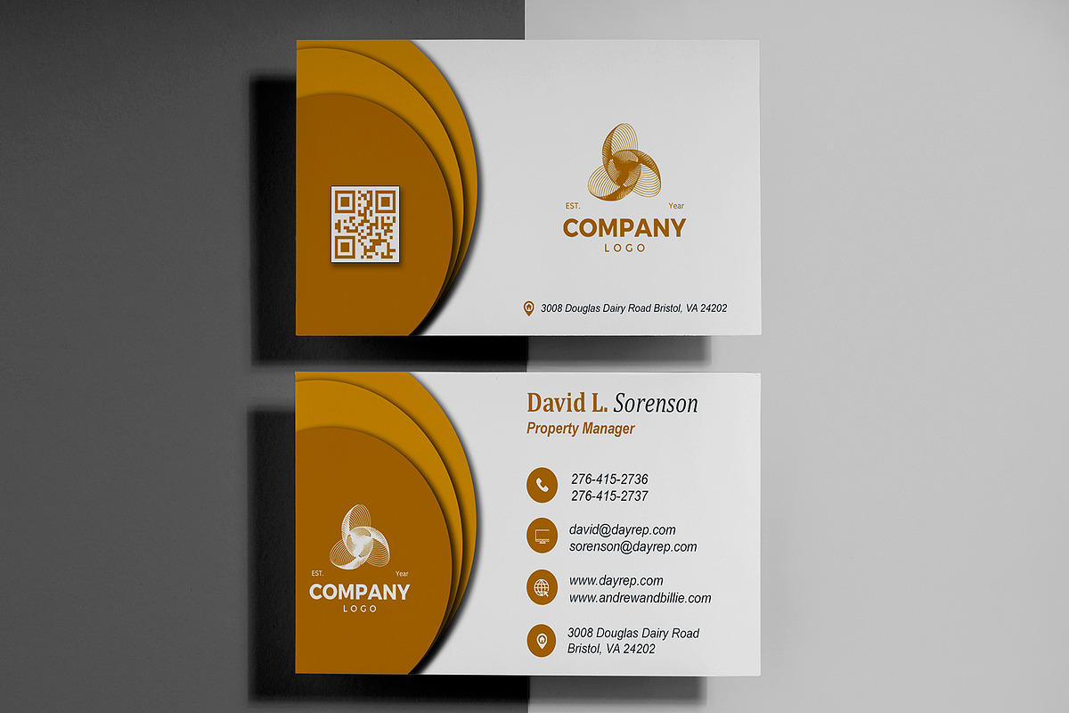 Urban Property Agent Card PSD preview 2