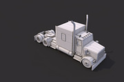 Low Poly American Heavy Truck, a Cars & Vehicle 3D Model by CreativeeArt (Thumbnail 5 of 8)