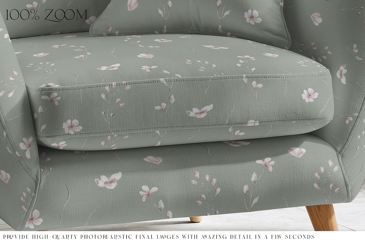 Armchair Upholstery Mockup, a Household Mockup by mock-ups (Photo 11 of 12)