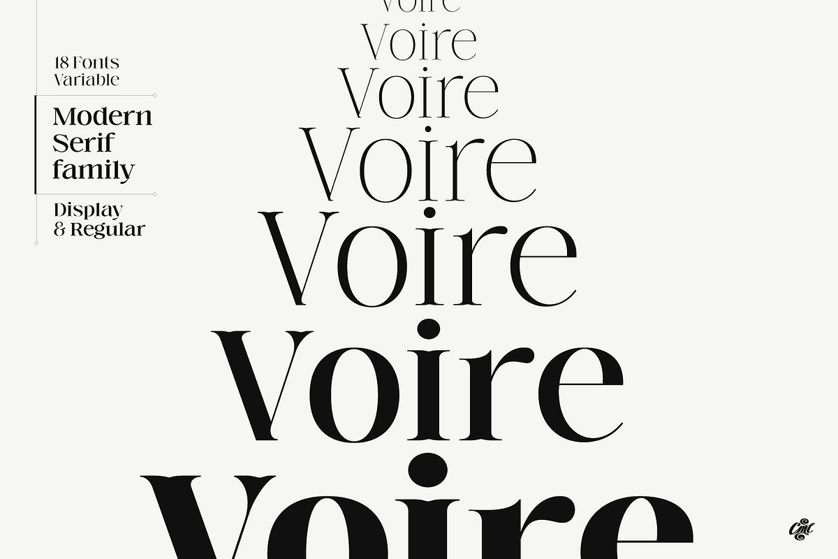 Voire - Elegant Serif family, a Serif Font by creativemedialab (Photo 14 of 21)