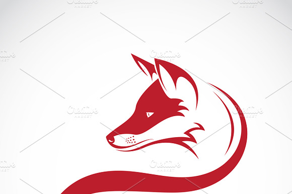 Vector Of A Fox Head Design. Animal.