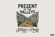 Present In The Valleys Steady On, an Illustration by SharpMarketplace (Thumbnail 1 of 4)