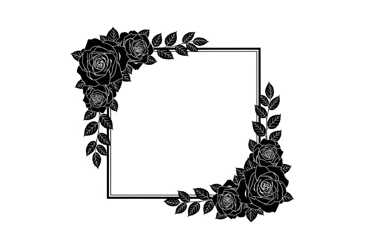 Floral Decorative Frame Vector Bundl, an Illustration by musafir_fashion (Photo 13 of 51)