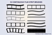 Film Strip Brush Set for Procreate, a Brush Add-On by AngelfishCreative (Thumbnail 4 of 8)