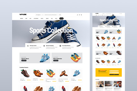 Spark – Shoe Store HTML CSS Template
