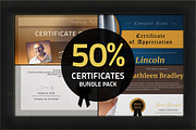 Certificates Bundle Pack, a Stationery Template by Visual Impact (Thumbnail 1 of 5)
