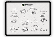 Arfican American Woman Stamp Brushes, a Brush Add-On by Procreate Market (Thumbnail 6 of 9)