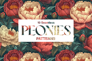 10 Peonies Patterns Vol.2