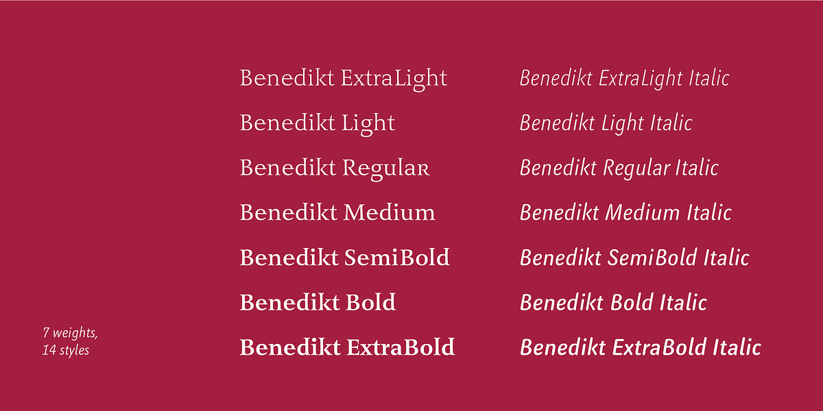 Benedikt, a Sans Serif Font by Finaltype (Photo 2 of 20)