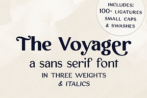The Voyager ligature font