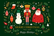 BEST CHRISTMAS BUNDLE 16 PRODUCTS, an Animal Illustration by MoleskoStudio (Thumbnail 2 of 56)
