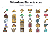 100 Video Game Elements Icons, an Outline Icon by Juicy Icons (Thumbnail 6 of 6)