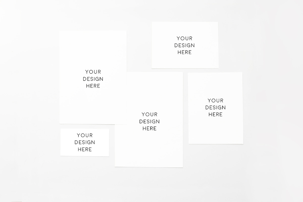 Blank Wedding Design Suite Mockup, a Print Template by Nicole Cicak (Photo 2 of 5)