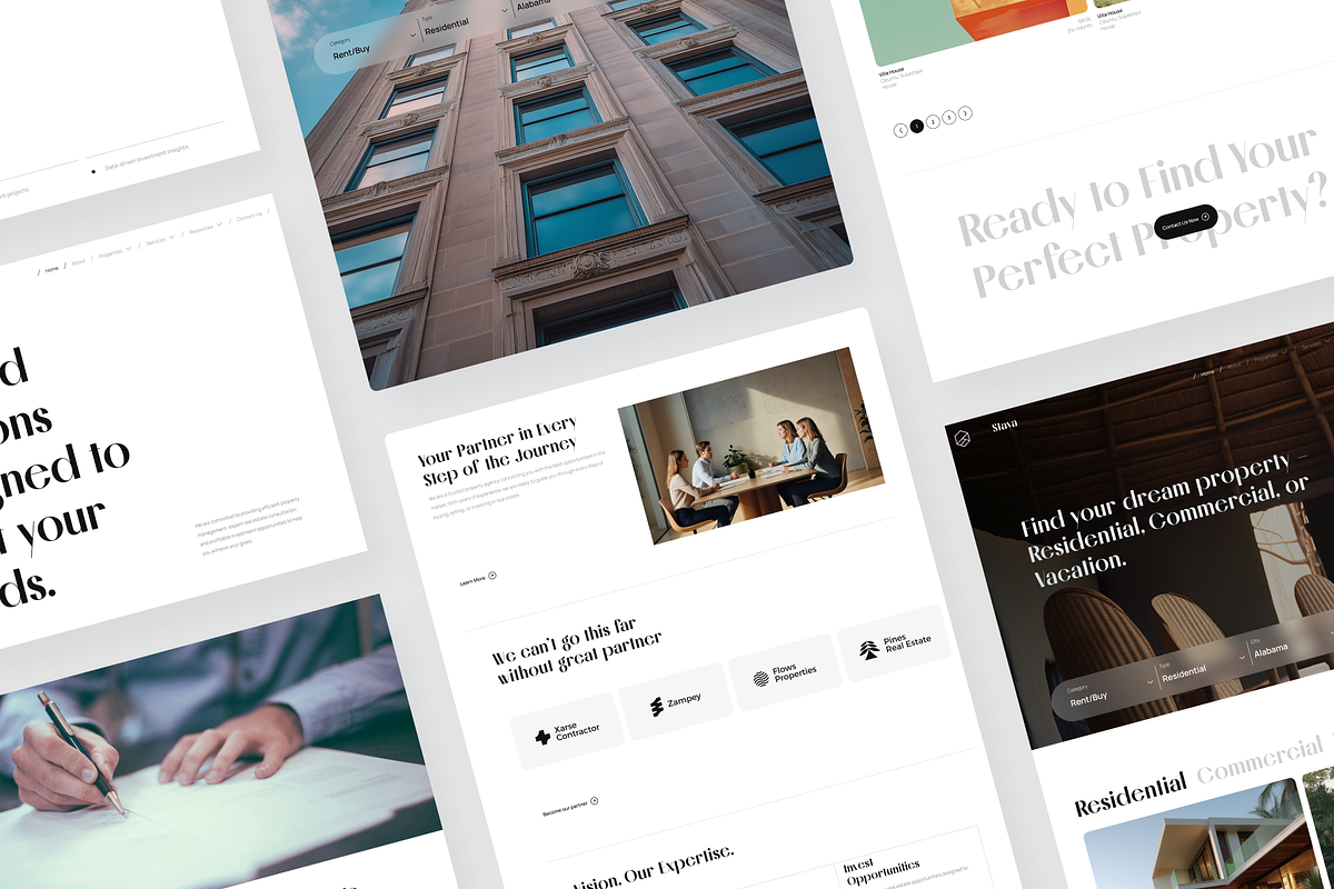 Staya - Real Estate Agency Website, an UI Kit Template by MUIs (Photo 3 of 5)