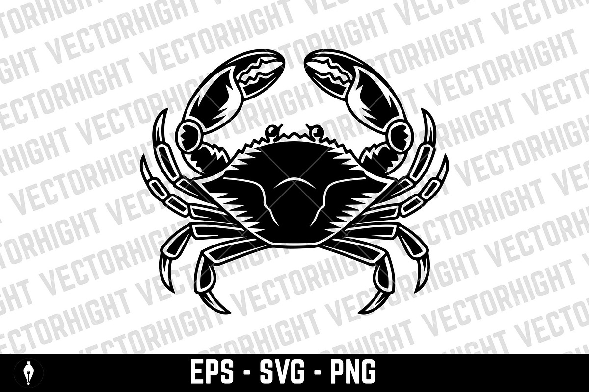 illustration of crab. Seafood, an Animal Illustration by Vectorhight
