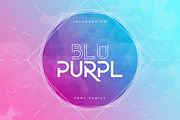 BluPurpl font family + Extra 70% OFF, a Sans Serif Font by VP Fonts (Thumbnail 1 of 12)