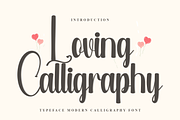 Loving Calligraphy, a Handwritten Font by FreshTypeINK (Thumbnail 1 of 8)
