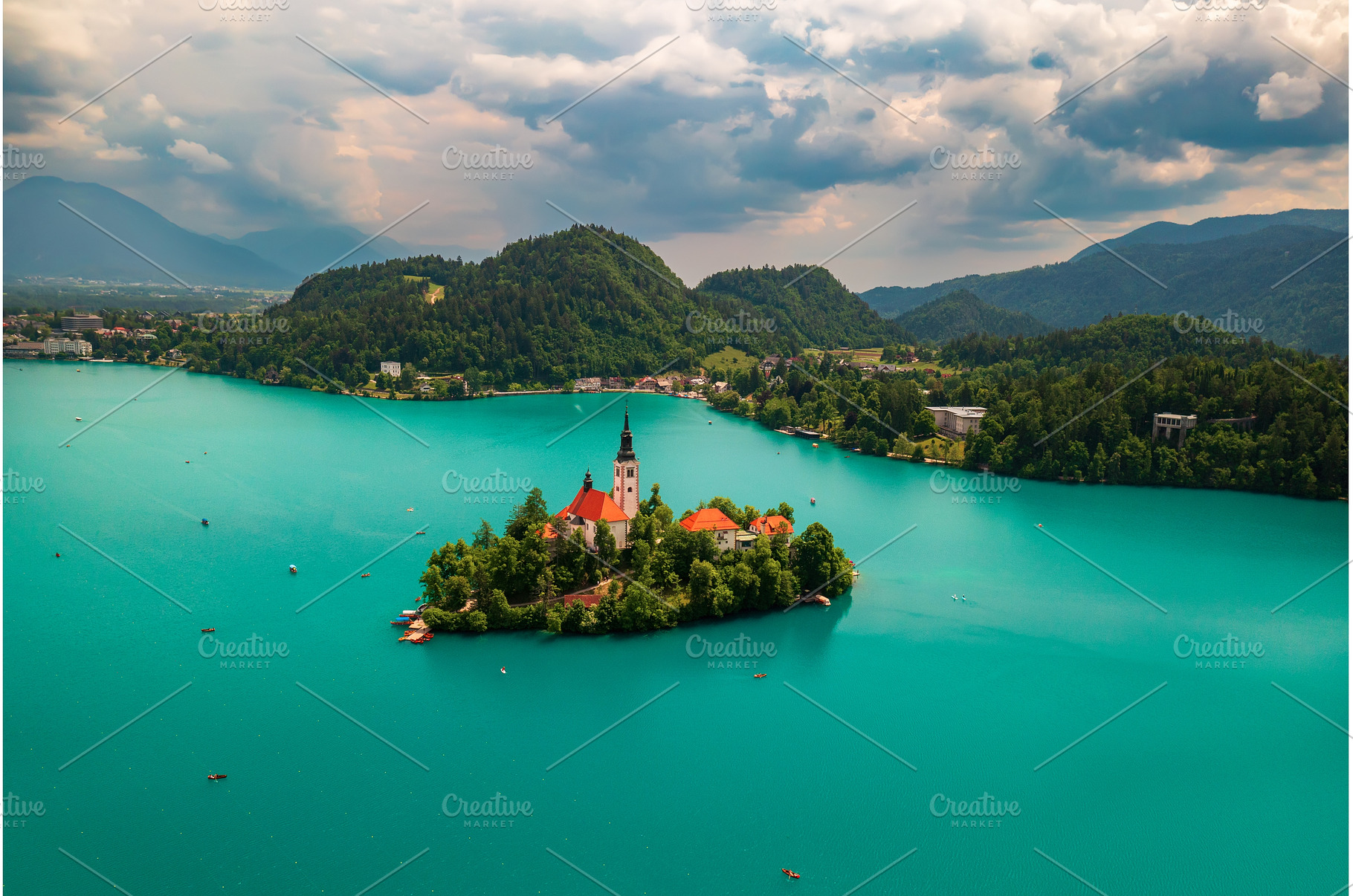 Lake Bled, Slovenia, seasonal spring, a Nature Photo by Nature and travel