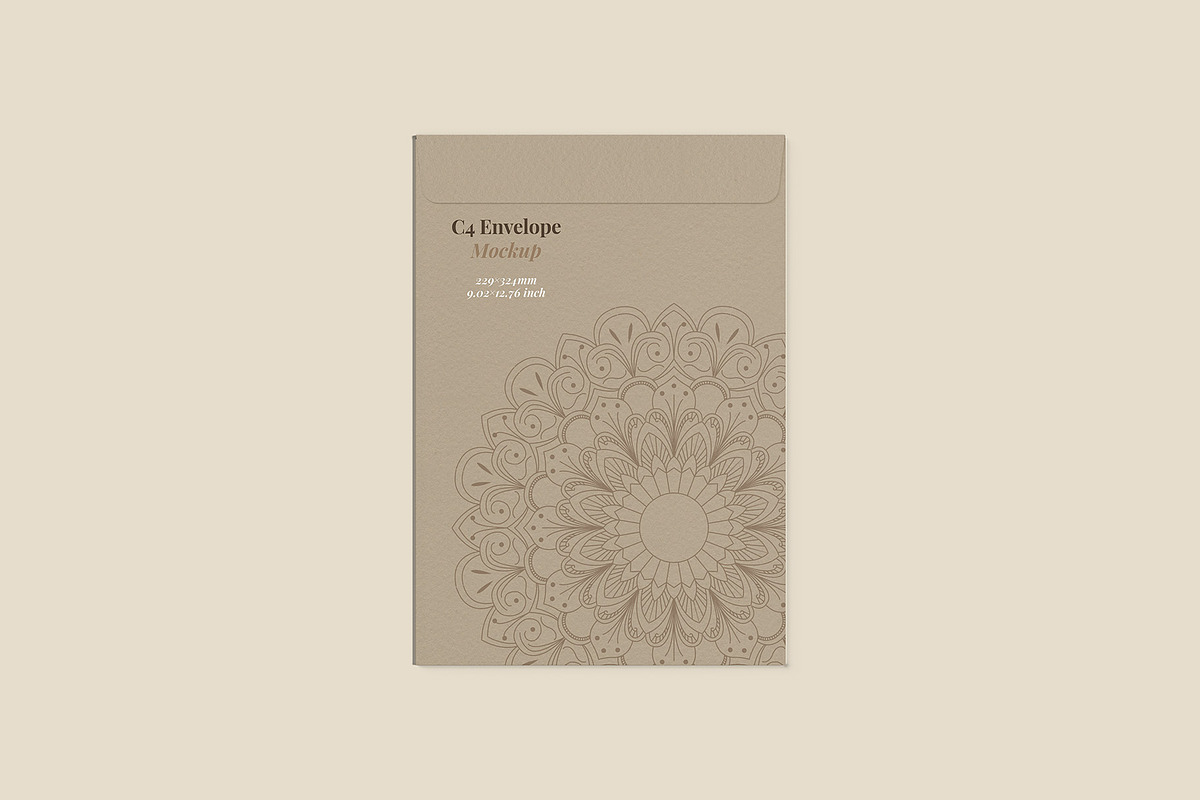 Envelope C4 Mockup - 12 Views, a Packaging Mockup by Illusiongraphic (Photo 7 of 24)