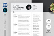Resume Template, a Resume Template by Pixelpick (Thumbnail 1 of 6)