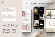Modern Email Template Bundle, an Email Template by Chloe Leonard Studio (Thumbnail 1 of 5)