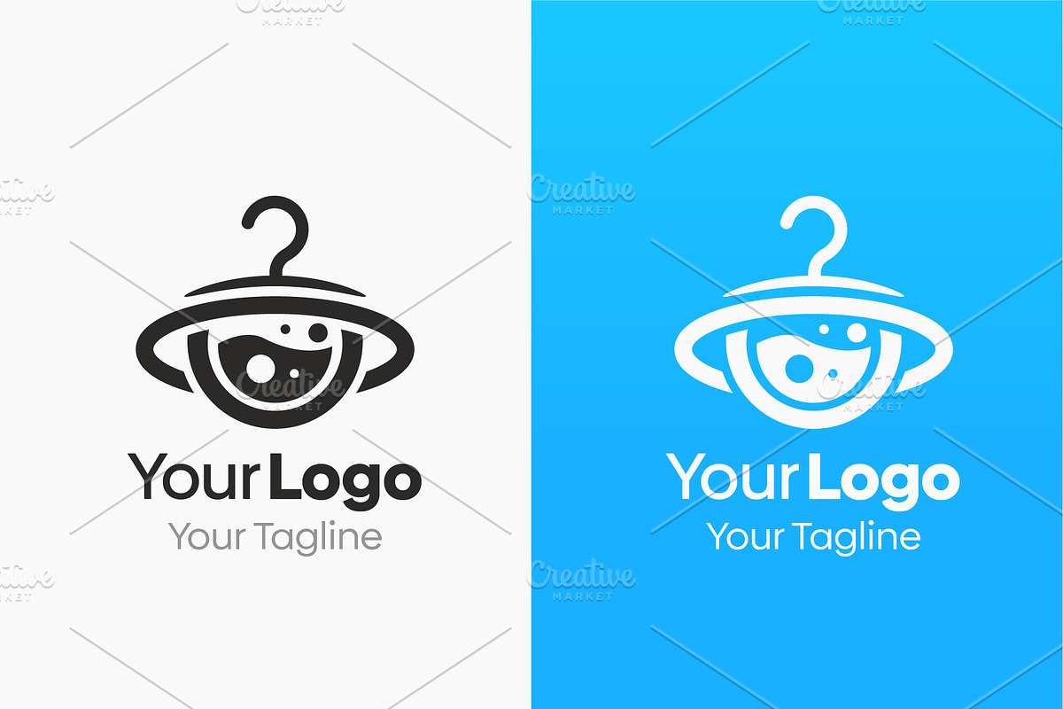 Orbit Laundry Logo Template, a Branding & Logo Template by Grapixy (Photo 3 of 3)