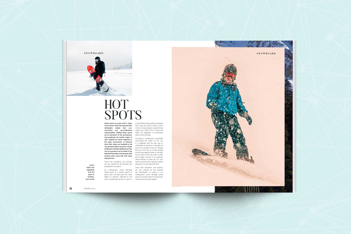 ALIVE Sports Magazine Template, a Magazine Template by Wolfgang Design (Photo 7 of 11)