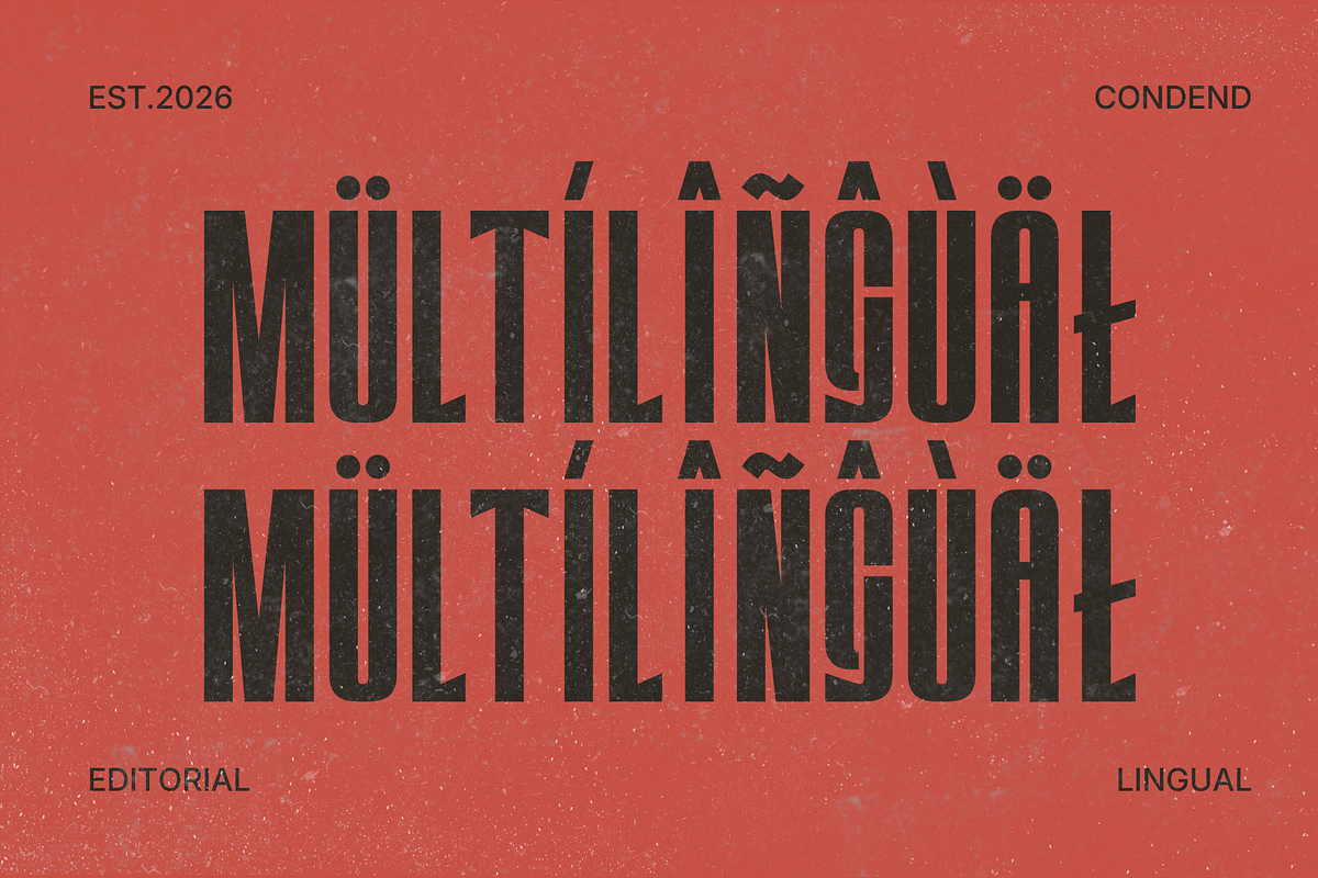 Oblisk – Bold Condensed Display Font, a Sans Serif Font by MaikoHatta (Photo 8 of 8)