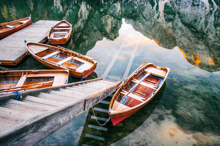 Famous italian mountain lake lago d featuring adventure, alpine, and alps