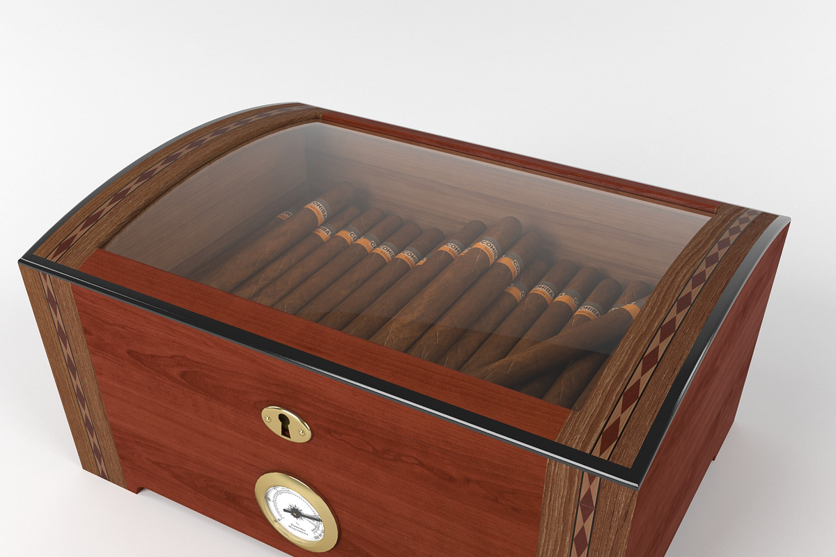 Humidor Santa Fe 100 Deluxe, a Furniture 3D Model by 3D Models by Obshansky (Photo 9 of 12)