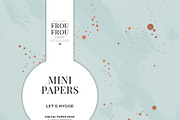 Marble Rose Gold Mini Papers, a Pattern Graphic by Frou Fou Craft (Thumbnail 2 of 7)