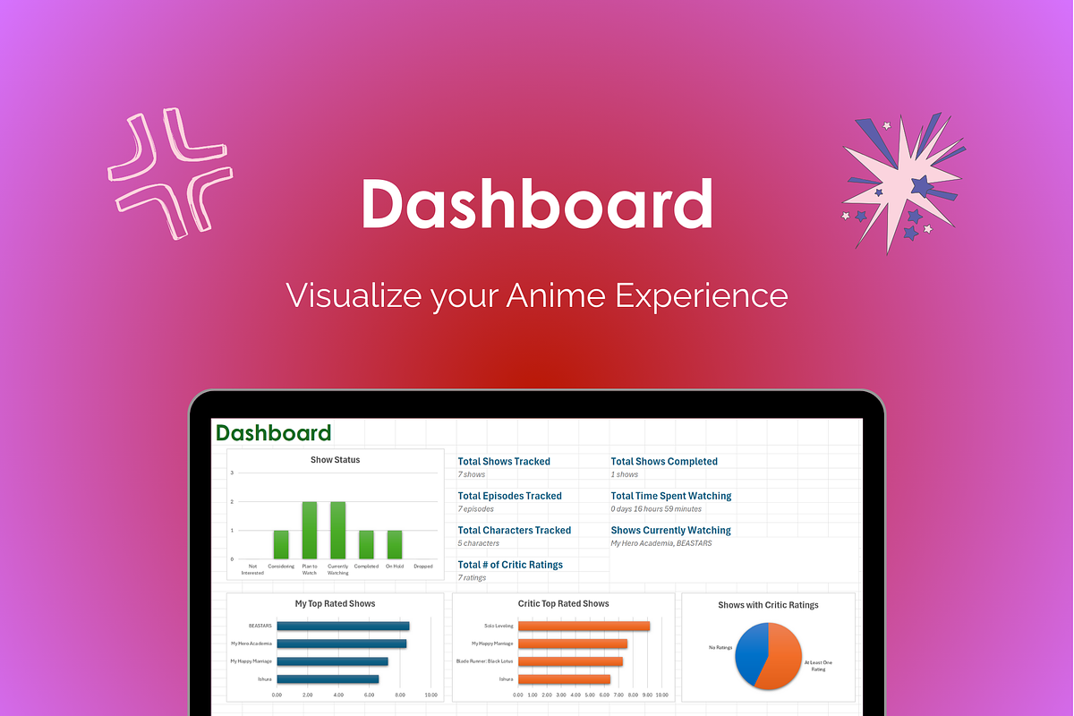 Anime Tracker - Excel preview 7