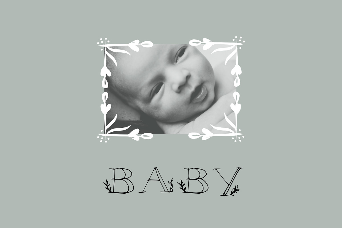 Grow - A Hand Drawn Display Cap Font preview 6